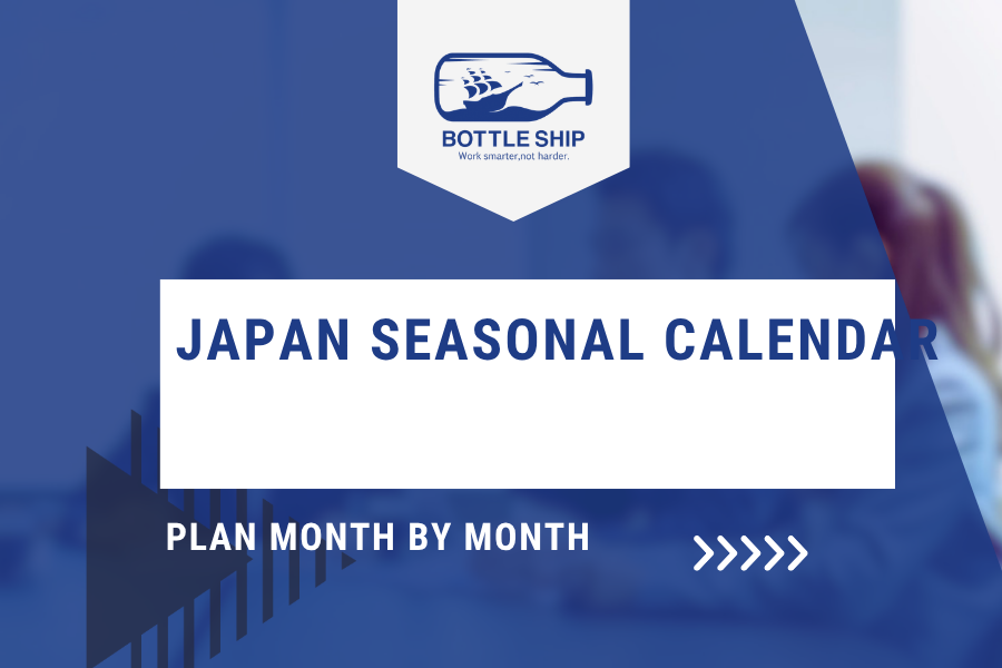 The Japan e-commerce seasonal calendar — plan sales and content month by month
